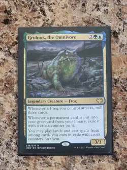 Grolnok the Omnivore Commander Deck EDH 100 Card Custom Simic Self Mill Landfall - Image 1
