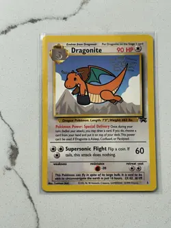 Pokemon TCG Dragonite 05/53 Wotc Promo Kids WB Movie Promo 90HP Card 1999 - Image 1