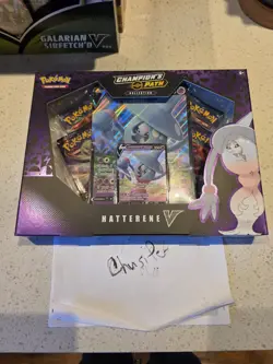 Pokemon Card Game TCG Champions Path Hatterene V Collection Box NEW SEALED - Image 1