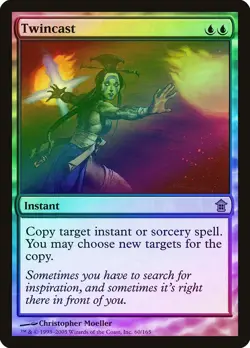 Twincast FOIL Saviors of Kamigawa PLD Blue Rare MAGIC GATHERING CARD ABUGames - Image 1