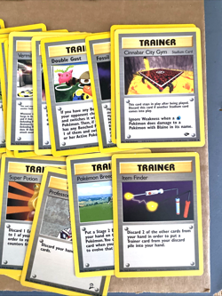Lot Of 87 Vintage Pokemon Trainer Cards Base Set, Gym Challenge, Neo Genesis - Image 5