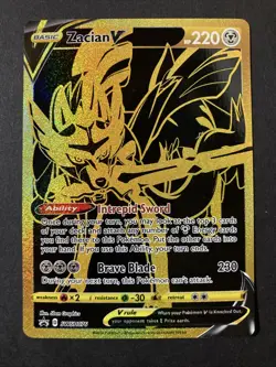 Zacian V SWSH076 SWSH: Sword & Shield Promo Cards Holo - Image 1
