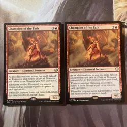 MTG / Champion of the Path X 2 / Nm & Never Played - Image 1
