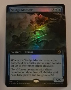 Sludge Monster Extended FOIL NM MTG Innistrad Midnight Hunt Magic the Gathering - Image 1