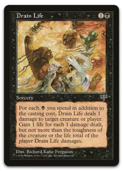 Drain Life (NM) Mirage MIR Magic MTG - Image 1