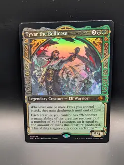 MTG - Tyvar the Bellicose - FOIL SHOWCASE - Leg Creature - MAT #98 - Mythic - NM - Image 1