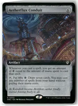 Commander Aetherdrift Aethflux Conduit Extended NM MTG Magic 033 - Image 1