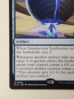 MTG Simulacrum Synthesizer Outlaws of Thunder Junction: Big Score Regular 0006 - Image 3