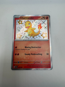Pokemon Charmander - Shiny Rare SV: Paldean Fates 109/091 NM - Image 1