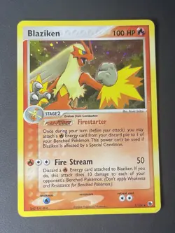 Pokemon - Blaziken 3/109 Holo Rare EX Battle Stadium - MP - Image 2