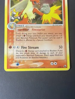 Pokemon - Blaziken 3/109 Holo Rare EX Battle Stadium - MP - Image 4