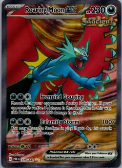 Roaring Moon ex 229/182 Ultra Rare Paradox Rift Pokemon Near Mint - Image 1