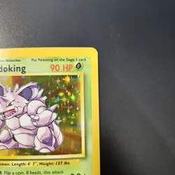 Pokemon Base Set 4th Print Nidoking LP+/NM - Image 3