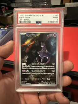 MEWTWO PSA 9 - MEW 151 SV2A 183/165 AR JAPANESE JP Card Pokemon 🇯🇵 - Image 1