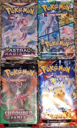 Pokemon TCG Booster Pack - Twilight Masquerade, Shrouded Fable, Temp Forces, Jo. - Image 2