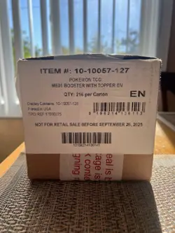 Pokemon TCG Mega Evolution 6 BOX ENHANCED BOOSTER BOX CASE Sealed IN HAND - Image 1