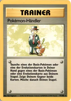 Base Set #077/102 Pokemon Trader GERMAN - Image 1