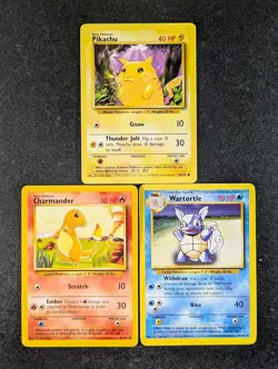 1999 Pokemon Base Set Unlimited Common/ Uncommon PIKACHU/ CHARMANDER ENG Lots - Image 1