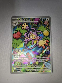 Ambipom - 107/094 ME02: Phantasmal Flames Illustration Rare IR - Image 1