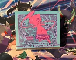 Pokemon TCG Fusion Strike ETB Pokemon Center Exclusive Factory Sealed New - Image 1