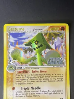 Pokemon - Cacturne Delta Species Crystal Guardians Reverse Holo 15/100 - HP - Image 3