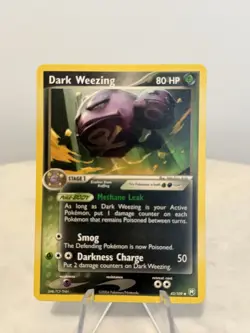 Pokemon TCG Dark Weezing Team Rocket Returns 42/109 Non Holo Uncommon - Image 1