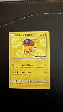Ash’s Pikachu SM111 Pokemon Movie I Choose You Promo Holo Rare excellent Pokemon - Image 1