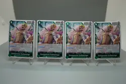 4x One Piece OP09-031 R Donquixote Doflamingo - Foil - English - TCG - Packfresh - Image 1