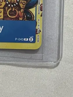 One Piece TCG Monkey D Luffy 2nd Anniversary Stamped Promo P-043 - Image 4