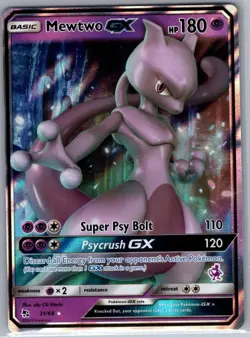 Mewtwo GX - 31/68 (Mewtwo Stamped) 031/068 Battle Academy - Pokemon Card - NM - Image 1