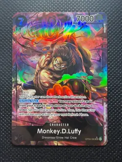 Monkey D. Luffy OP04-090 (Alternate Art) One Piece Card Game ENGLISH FOIL NM - Image 1