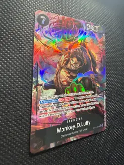 Monkey D. Luffy OP04-090 (Alternate Art) One Piece Card Game ENGLISH FOIL NM - Image 2