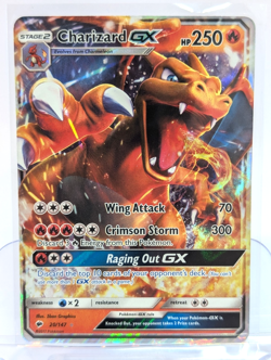 Charizard GX - 20/147 - Pokemon Burning Shadows Sun Moon Ultra Rare Card NM - Image 1