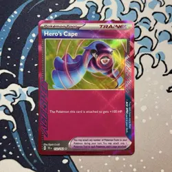 Hero’s Cape ACE SPEC Rare Temporal Forces 152/162 Raw Card NM - Image 1