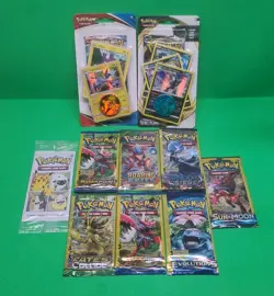 Pokemon XY Mixed 3 cards Booster Packs Lot 10 Roaring Skies Evolutions Blister - Image 2