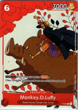 Monkey.D.Luffy (Gift Collection 2023) P-001 English Promo - One Piece Card - NM - Image 1