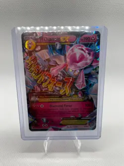 Pokemon TCG M Diancie EX XY44 Black Star Promo Holo Card - MP - Image 3