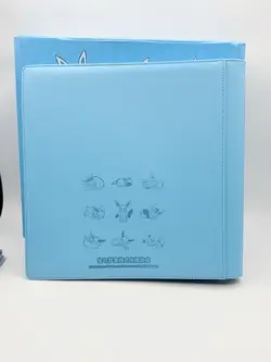 Pokemon Chinese Promo Gift Box Glaceon Eevee GX 480 Slot Card Binder + Sleeves - Image 3