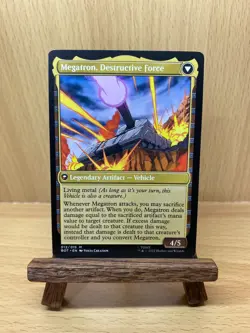 Megatron Tyrant // Megatron Destructive Force - NM - BOT 012 - MTG Transformers - Image 2
