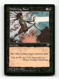 Withering Boon Mirage # Magic the Gathering - Image 1