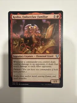 MTG Kediss, Emberclaw Familiar Commander Legends Regular Magic NM - Image 1