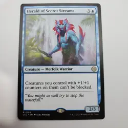 MTG Commander: The Lost Caverns of Ixalan Herald of Secret Streams 0158 Rare - Image 1