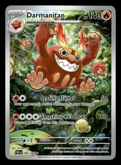 Darmanitan 098/086 Illustration Rare Black Bolt Pokemon Card - Image 1