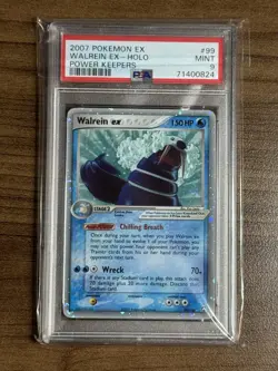Pokemon Walrein ex 99/108 Power Keepers Holo PSA 9 - Image 1