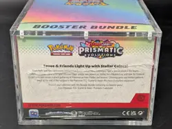 Pokemon TCG S&V Prismatic Evolutions Booster Bundle Display Case w/Acrylic Case - Image 3
