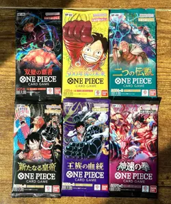 One Piece TCG 6 Booster Pack Bundle Lot JP (OP06, OP07, OP08, OP09, OP10, OP11)! - Image 1