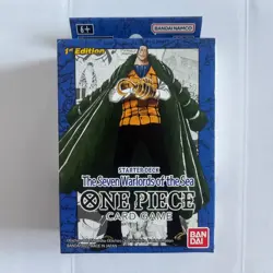 One Piece ST03 1st Edition Super Pre-Release Crocodile Starter Deck 7 Warlords - Image 1