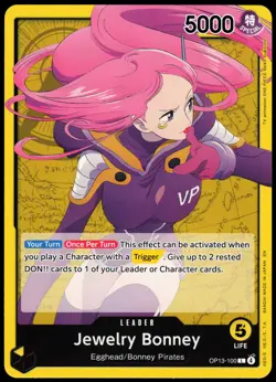 JEWELRY BONNEY (100) OP13-100 OP13 CARRYING ON HIS WILL ONE PIECE LEADER 2025 NM - Image 2