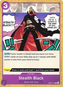 Stealth Black EB04-041 The Azure Sea's Seven One Piece - Image 1