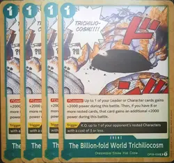 One Piece TCG - 4er Playset - OP06-038 The Billion-fold World Trichil.. UC/EN/NM - Image 1